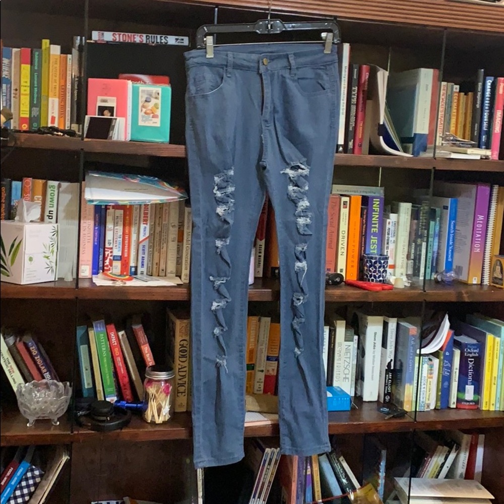 Torn jeans